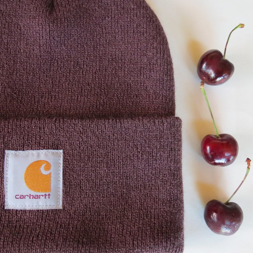 Carhartt Beanie Black Cherry